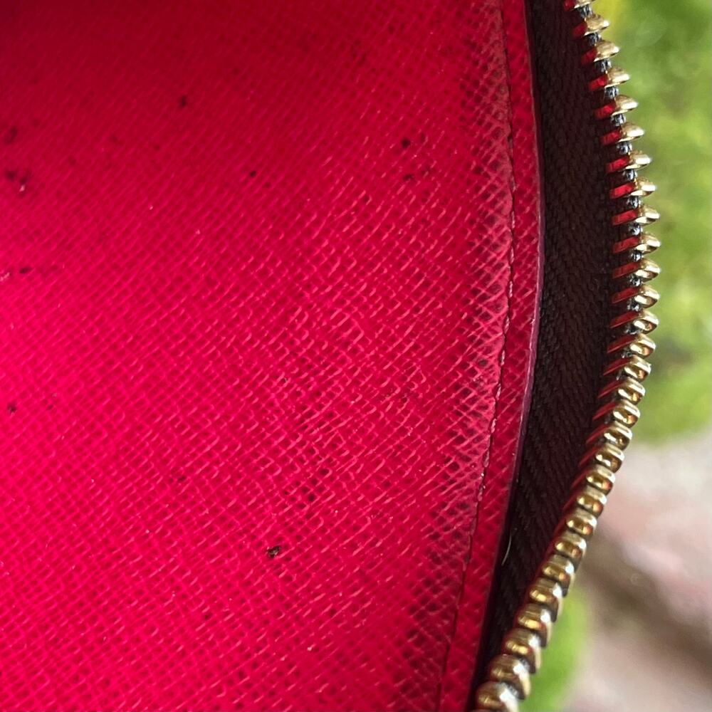 LOUIS VUITTON Clemence Fuchsia Monogram Canvas Wallet - Picture 8 of 13